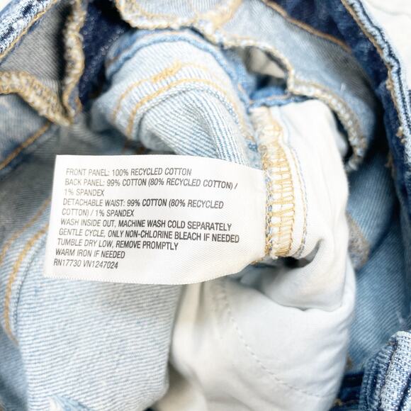 Wild Fable Women's Light Wash High-Rise Straight-Leg Jeans Size 12 - Picture 5 of 5